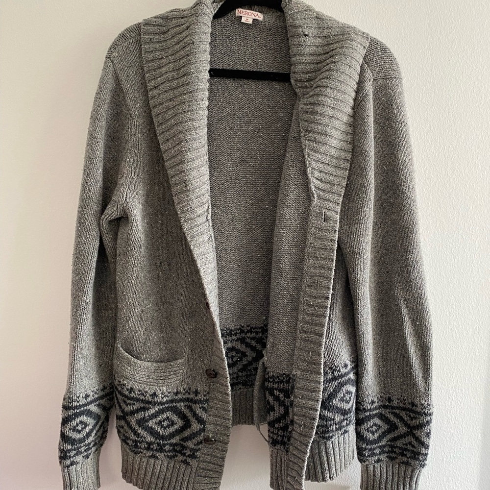 Wool cardigan